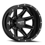Moto Metal MO995 Dually 17x6.5 -140 8x200mm 142mm Satin Black Milled