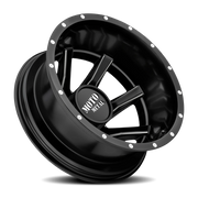 Moto Metal MO995 Dually 17x6.5 -140 8x200mm 142mm Satin Black Milled