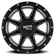 Moto Metal MO995 Dually 17x6.5 -140 8x200mm 142mm Satin Black Milled