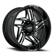 Moto Metal MO996 20x12 -44 5x139.7mm 78mm Gloss Black Milled