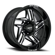 Moto Metal MO996 20x12 -44 6x139.7mm 106.25mm Gloss Black Milled
