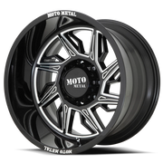 Moto Metal MO997 22x12 -44 6x135mm 87.1mm Gloss Black Milled-Right Directional