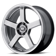Motegi MR116 FS5 15x6.5 +40 4x100mm 72.6mm Dark Silver Machined Flange
