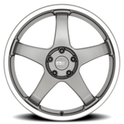 Motegi MR151 CS5 19x8.5 +30 5x100mm 56.15mm Gunmetal Machined Lip
