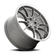 Motegi MR152 SS5 17x8 +45 4x108mm 63.4mm Gunmetal Machined Lip