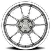 Motegi MR152 SS5 17x8 +45 4x108mm 63.4mm Gunmetal Machined Lip