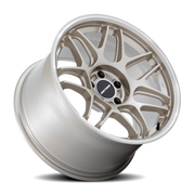 Motegi MR158 Tsubaki 18x8.5 +30 5x100mm 56.15mm Motorsport Gold Machined Lip