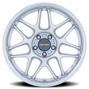 Motegi MR158 Tsubaki 18x8.5 +35 5x114.3mm 72.56mm Hyper Silver Machined Lip