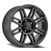 Ultra Machine 226 17x8.5 +18 5x139.7mm 106.5mm Satin Black Satin Clear Coat