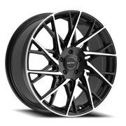 Motiv Maestro 18x8 +40 5x108mm 73.1mm Black Machined Face