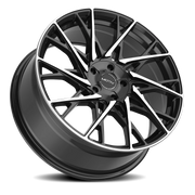 Motiv Maestro 18x8 +40 5x114.3mm 74.1mm Black Machined Face