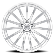TSW Mallory 5 20x10 +25 5x114.3mm 76mm Silver Mirror Cut Face
