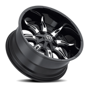 Vision 423 18x9 +12 6x135mm 106.2mm Gloss Black Machined Face