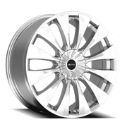 Motiv Margin 17x7.5 +42 5x100mm 73.1mm Chrome