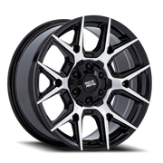 Moto Metal Mason MO813 17x8.5 +12 6x135mm 95.1mm Gloss Black Machined Face