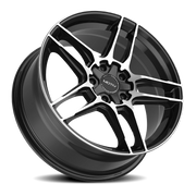 Motiv Matic 18x7.5 +40 5x108mm 73.1mm Black Machined Face