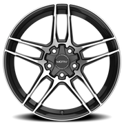 Motiv Matic 16x7.5 +40 5x114.3mm 74.1mm Black Machined Face