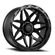Lock Offroad Matrix 20x10 -18 8x180mm 124.3mm Matte Black Matte Black Ring