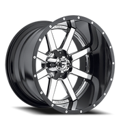 Fuel Maverick 20x10 -19 8x165.1mm 125.1mm Chrome Gloss Black Lip