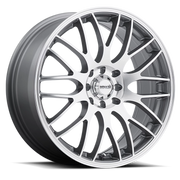 Maxxim Maze 16x7 +40 4x100mm 73.1mm Silver Machined Face