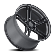 TSW Mechanica 18x9.5 +39 5x120mm 76.1mm Matte Gunmetal Matte Black Face