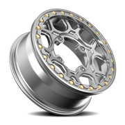 KMC Mesa Beadlock Forged UTV 15x6 +38 4x156mm 119.1mm Machined Raw Machined
