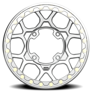 KMC Mesa Beadlock Forged UTV 15x6 +38 4x156mm 119.1mm Machined Raw Machined