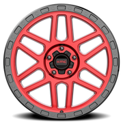 KMC Mesa 17x9 -12 5x150mm 110.1mm Candy Red Black Lip