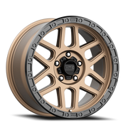 KMC Mesa 17x8.5 +0 5x127mm 71.5mm Matte Bronze Black Lip