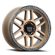 KMC Mesa 17x9 +18 8x165.1mm 125.5mm Matte Bronze Black Lip