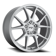 Niche Messina 18x8 +40 5x114.3mm 72.56mm Gloss Silver