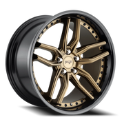Niche Methos 20x9 +38 5x112mm 66.5mm Matte Bronze Black Bead Ring