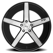 Niche Milan 17x8 +40 5x120mm 72.5mm Gloss Black Brushed