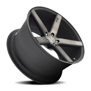 Niche Milan 20x10 +40 5x114.3mm 72.6mm Black Machined-Dark Tint