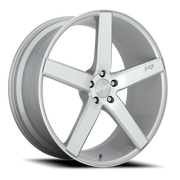 Niche Milan 20x8.5 +35 5x114.3mm 72.6mm Silver Machined