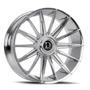 Dolce Luxury Mirelli 24x9 +35 6x135mm 87.1mm Chrome