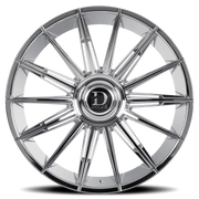 Dolce Luxury Mirelli 24x10 +35 5x112mm 73.1mm Chrome