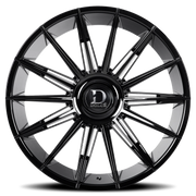 Dolce Luxury Mirelli 24x10 +20 6x135mm 87.1mm Gloss Black
