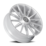 Dolce Luxury Mirelli 24x10 +20 5x112mm 73.1mm Gloss Silver Brushed Face