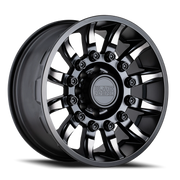 Black Rhino Mission 20x11.5 -44 8x170mm 125.1mm Matte Black Machined Tinted Spokes