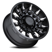 Black Rhino Mission 20x11.5 -44 8x165.1mm 122.1mm Matte Black Machined Tinted Spokes