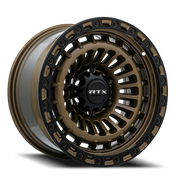 RTX Offroad Moab 18x9 +0 6x139.7mm 106.1mm Bronze Satin Black Lip