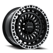 RTX Offroad Moab 17x9 +0 6x139.7mm 106.1mm Gloss Black Machined Lip