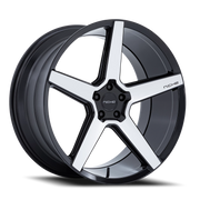 Niche Modena 20x10.5 +18 5x115mm 72.56mm Gloss Black Machined Face