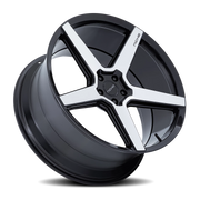 Niche Modena 20x10.5 +38 5x120mm 72.56mm Gloss Black Machined Face