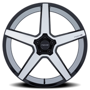 Niche Modena 22x9 +35 5x114.3mm 72.56mm Gloss Black Machined Face