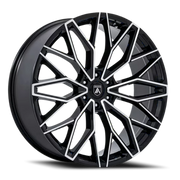 Asanti Black Label Mogul 6 26x10 +30 6x135mm 87.1mm Gloss Black Machined Face
