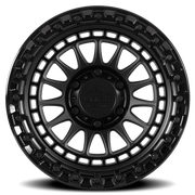 Lock Offroad Mojave 20x9 +0 5x127mm 71.5mm Matte Black Gloss Black Ring