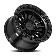 Lock Offroad Mojave 20x9 +0 6x135mm 87.1mm Matte Black Gloss Black Ring