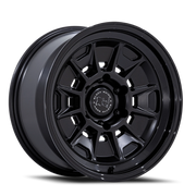 Black Rhino Mondo BR021 17x8.5 +20 6x139.7mm 106.1mm Matte Black Gloss Black Lip